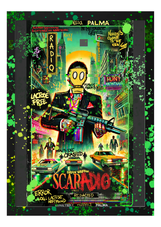 SCARRADIO UTOPIA V.3.1 - Limited Edition Print (1/5) with Unique Frame